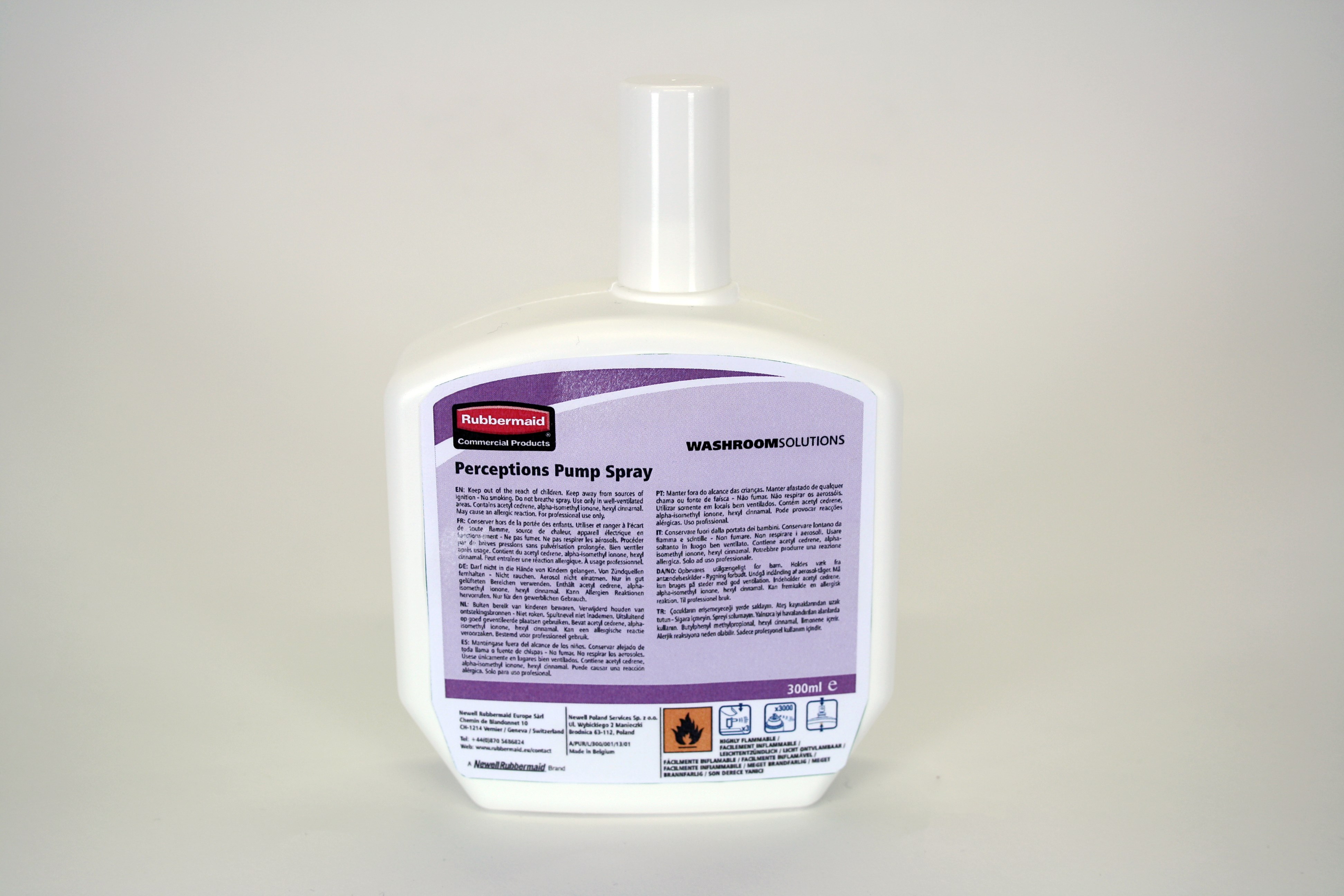 The pump spray system is a great air care alternative to aerosol systems.