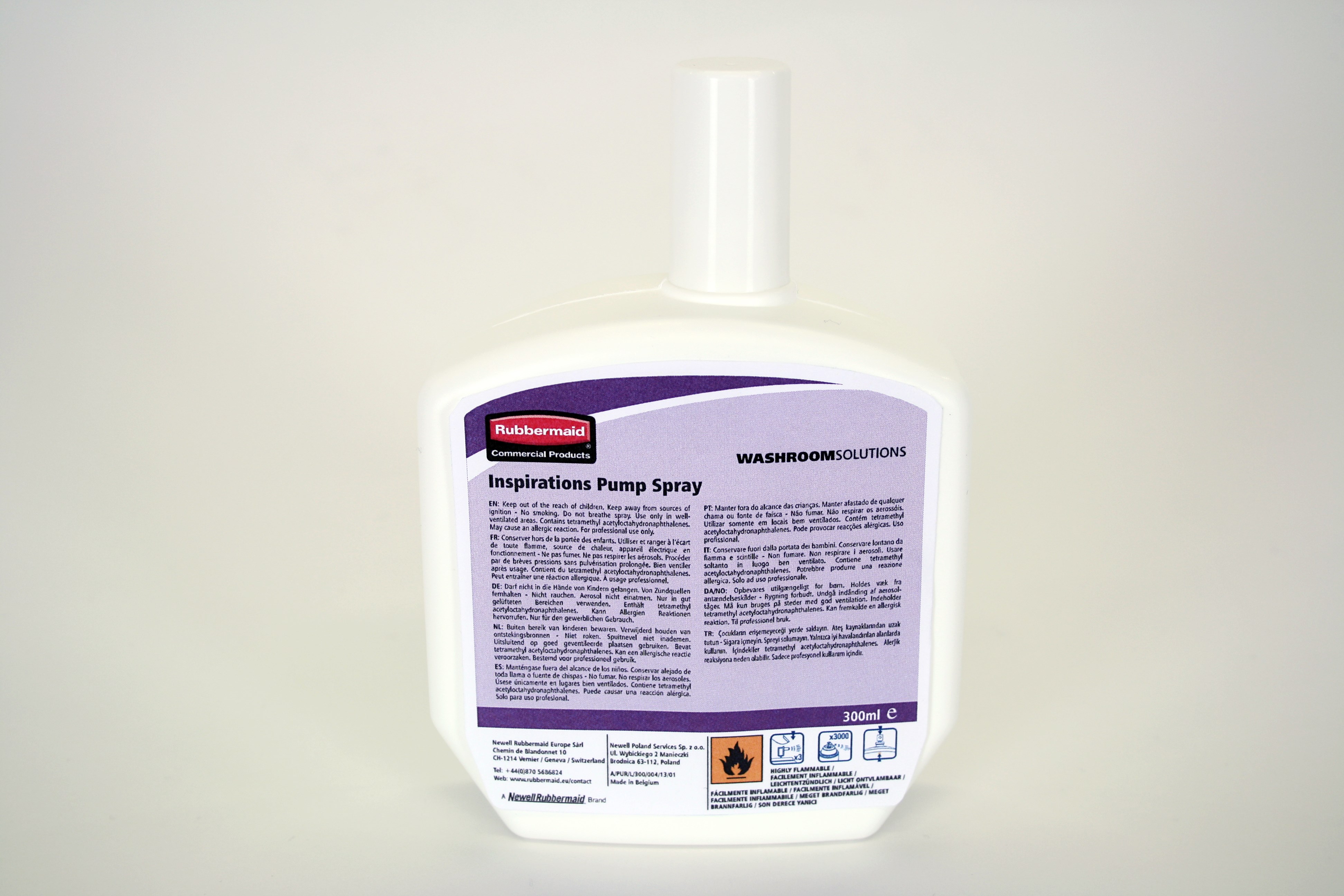 The pump spray system is a great air care alternative to aerosol systems.