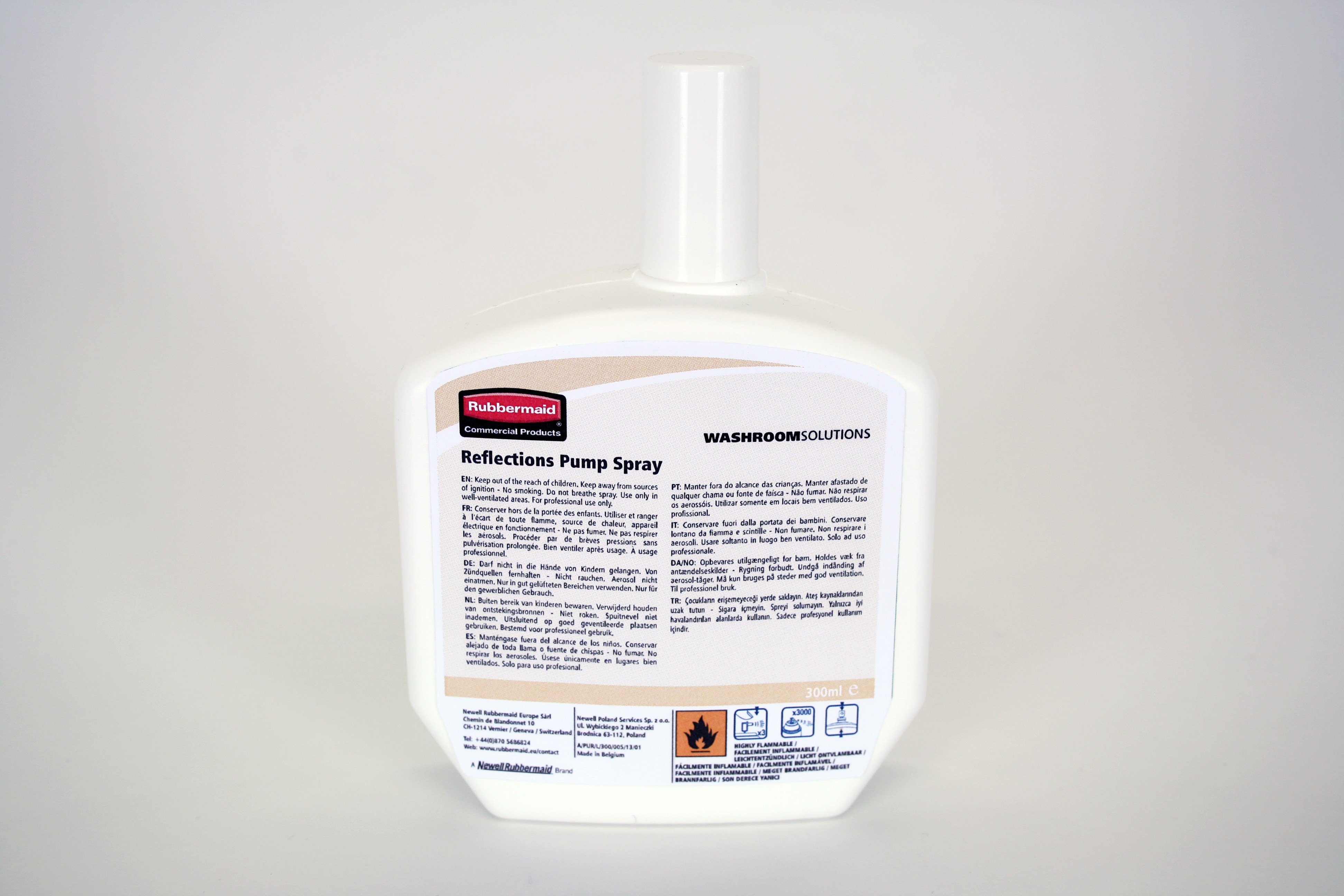 The pump spray system is a great air care alternative to aerosol systems.