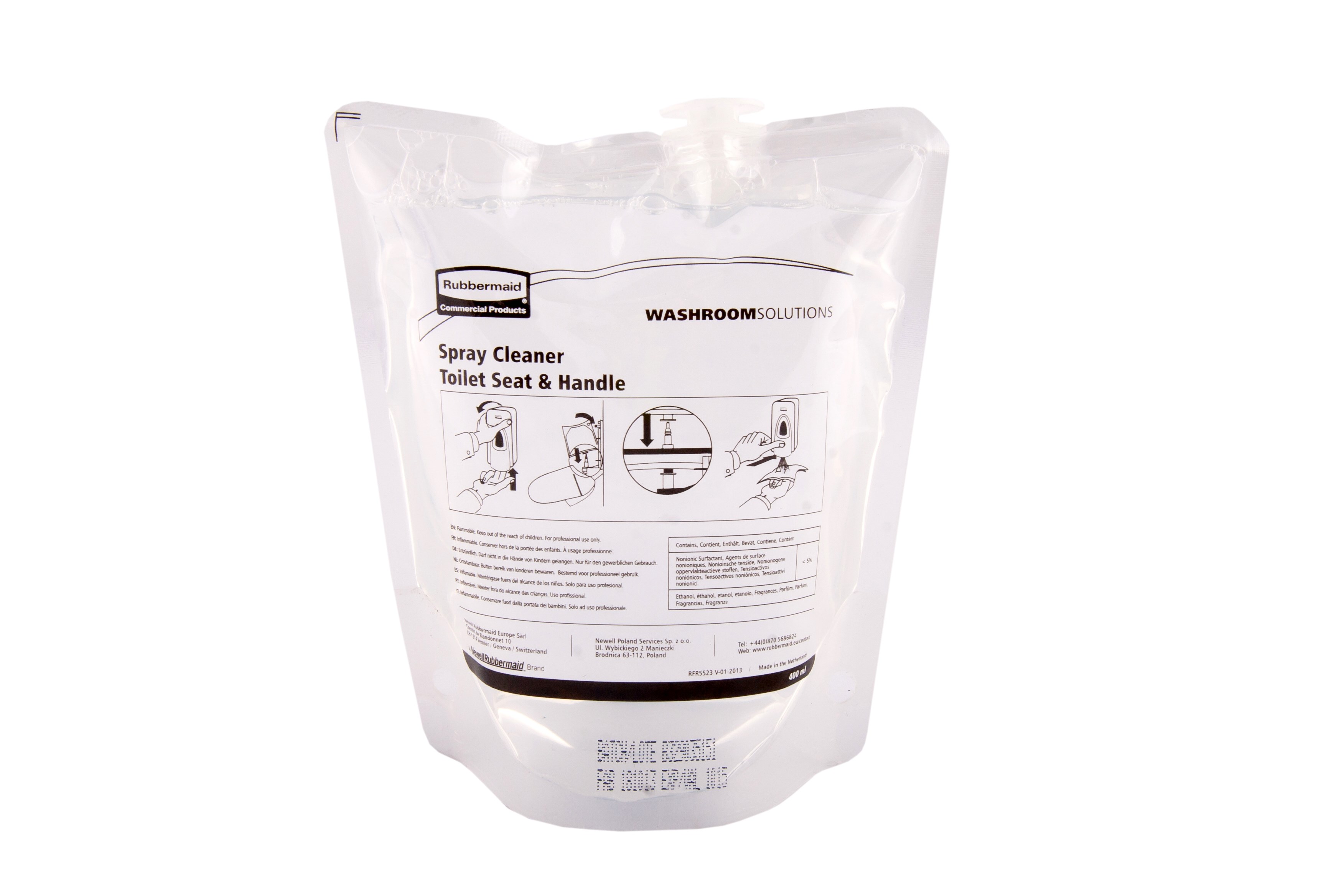 Los dispensadores de limpiador de asientos de inodoro mejoran los estándares de higiene y proporcionan un nivel adicional de confort a los usuarios. Fórmula a base de alcohol fácil de aplicar que se seca rápidamente.