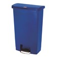 The Rubbermaid Commercial Slim Jim® Step-On Container features a slim profile and footprint to fit in tightest spaces. Slim Jim® Step-On containers are constructed with premium-quality materials and meet the needs of any environment with efficiency, safety, and durability.