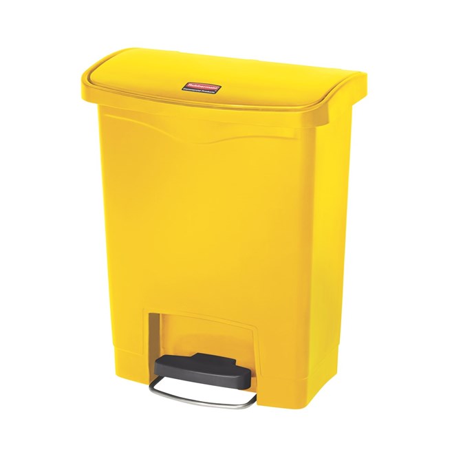 Le collecteur à pédale Rubbermaid Slim Jim® se distingue par sa forme élancée et son faible encombrement, ce qui permet de l’utiliser dans les espaces les plus exigus. Les collecteurs à pédale Slim Jim® sont conçus dans des matériaux de qualité supérieure et répondent aux exigences d'efficacité, de sécurité et de résistance de tous les environnements.