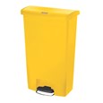 The Rubbermaid Commercial Slim Jim® Step-On Container features a slim profile and footprint to fit in tightest spaces. Slim Jim® Step-On containers are constructed with premium-quality materials and meet the needs of any environment with efficiency, safety, and durability.