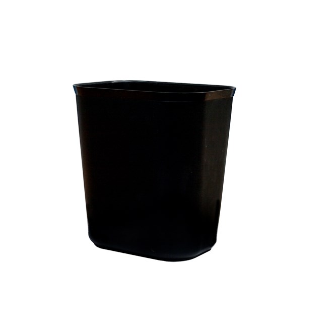 D’un design contemporain, cette corbeille résistante au feu Rubbermaid est classée UL.