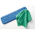 I mop per pulizia a umido in microfibra HYGEN™ Rubbermaid Commercial sono realizzati in fibre miste di nylon e poliestere di alta qualità che garantiscono prestazioni ineguagliabili.