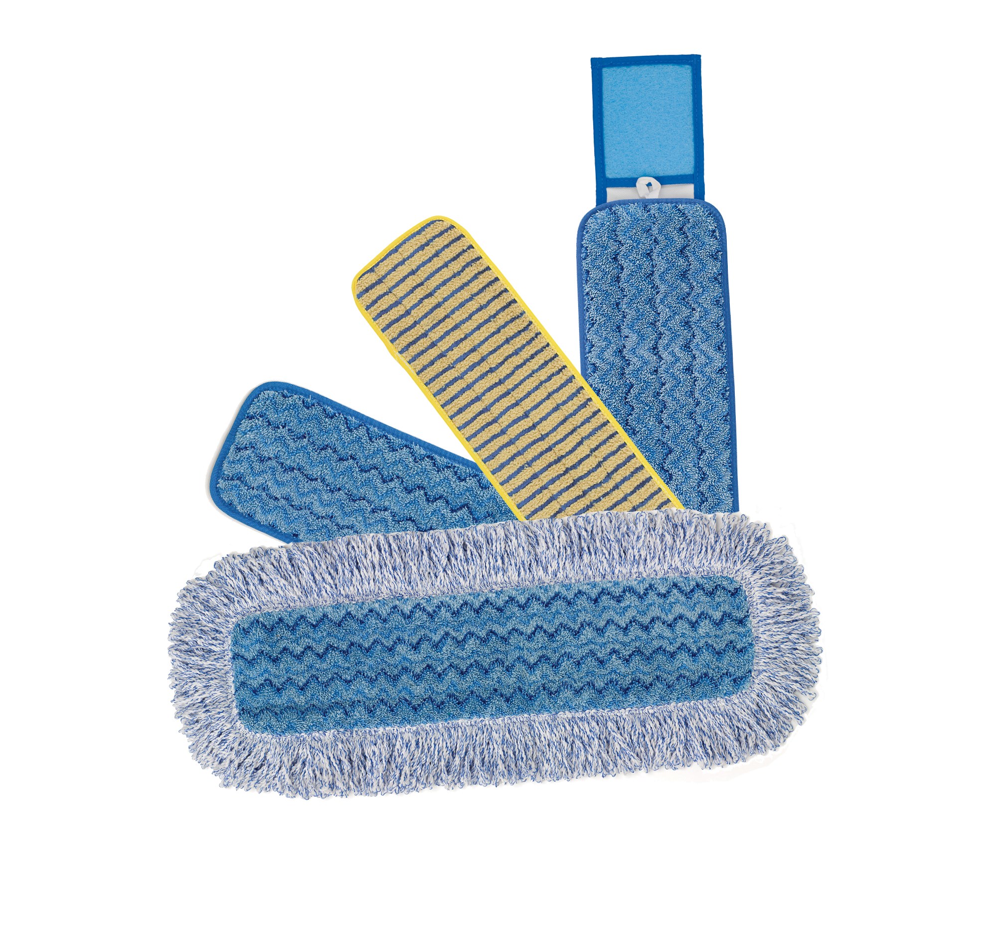 Der HYGEN™ Mikrofaser-Nasswischbezug von Rubbermaid Commercial ist aus hochwertiger, gespaltener Nylon- / Polyester-Mischmikrofaser, die beim Nasswischen optimale Ergebnisse liefert.