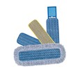 I mop per pulizia a umido in microfibra HYGEN™ Rubbermaid Commercial sono realizzati in fibre miste di nylon e poliestere di alta qualità che garantiscono prestazioni ineguagliabili.