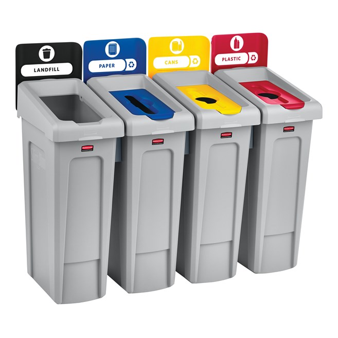 An adaptable recycling solution offers a front-of-house look with back-of-house functionality.