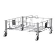 Slim Jim® Stainless Steel Double Dolly is designed to support and transport Vented Slim Jim® containers smoothly and efficiently through any commercial facility.