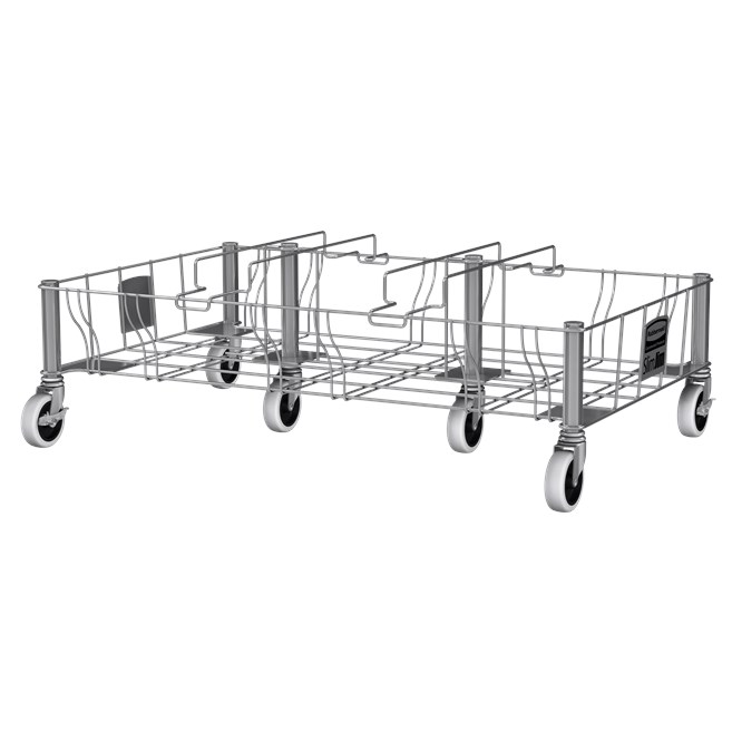 Slim Jim® Stainless Steel Triple Dolly is designed to support and transport Vented Slim Jim® containers smoothly and efficiently through any commercial facility.