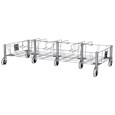Slim Jim® Stainless Steel Quadruple Dolly is designed to support and transport Vented Slim Jim® containers smoothly and efficiently through any commercial facility.