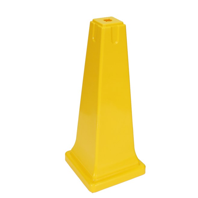 Zeer goed zichtbaar, 91 cm, helder gele veiligheidskegel.