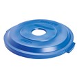 The Rubbermaid Commercial Recycling Lids for BRUTE® containers feature all-plastic, commercial-grade construction that won't rust, chip, or peel.