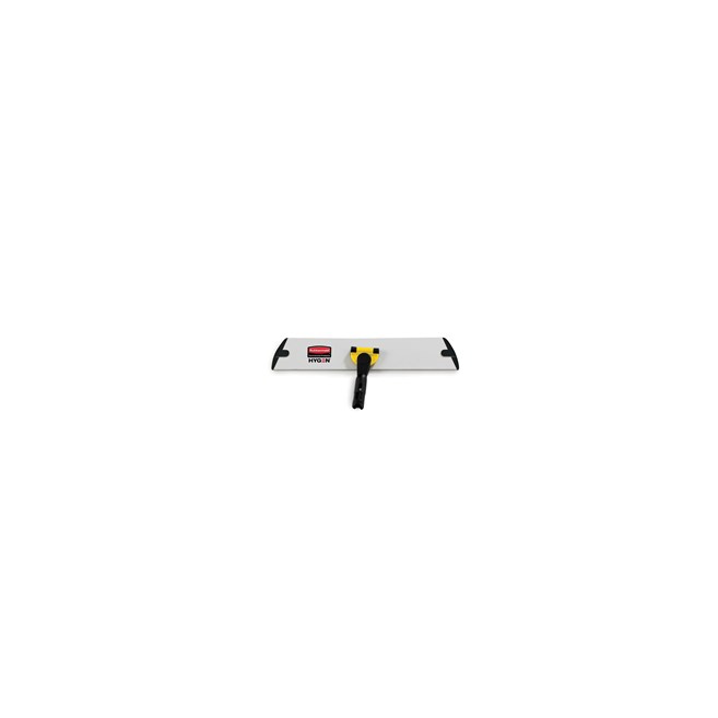 Las estructuras Rubbermaid Commercial HYGEN™ Quick-Connect cuentan con un perfil plano que se desliza fácilmente debajo de los muebles y equipos.