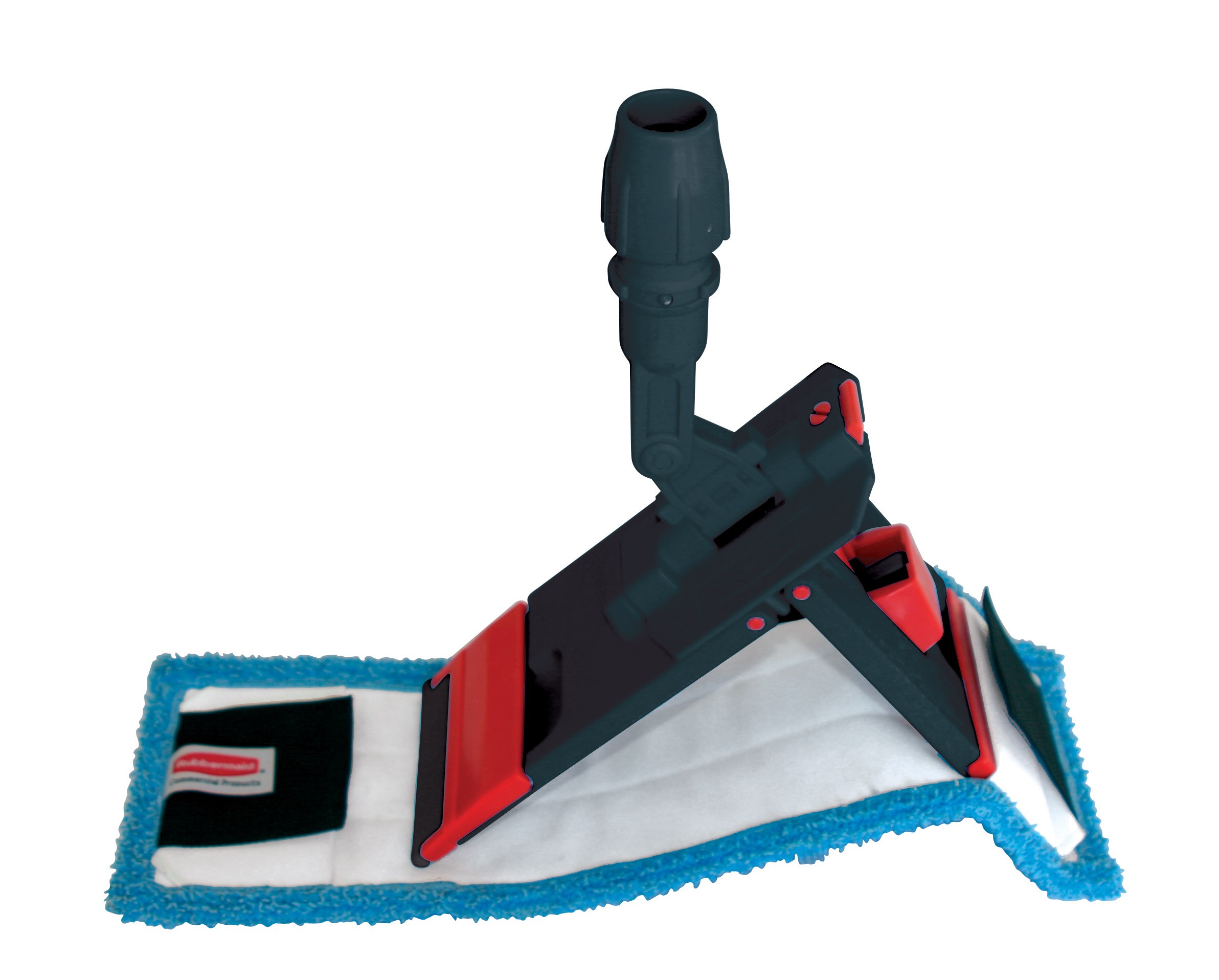 CLEANING/DISINFECTING MOP WITH FLAPS AND POCKETS