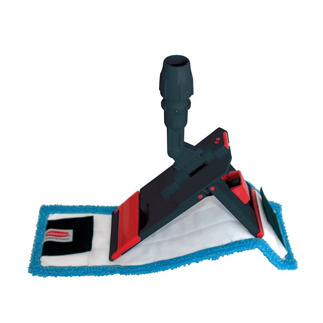 CLEANING/DISINFECTING MOP WITH FLAPS AND POCKETS