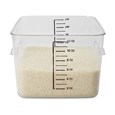 Die Vorrats- und Zubereitungsprodukte von Rubbermaid Commercial in sieben Farben helfen, Verunreinigungen in Ihrer Küche zu minimieren