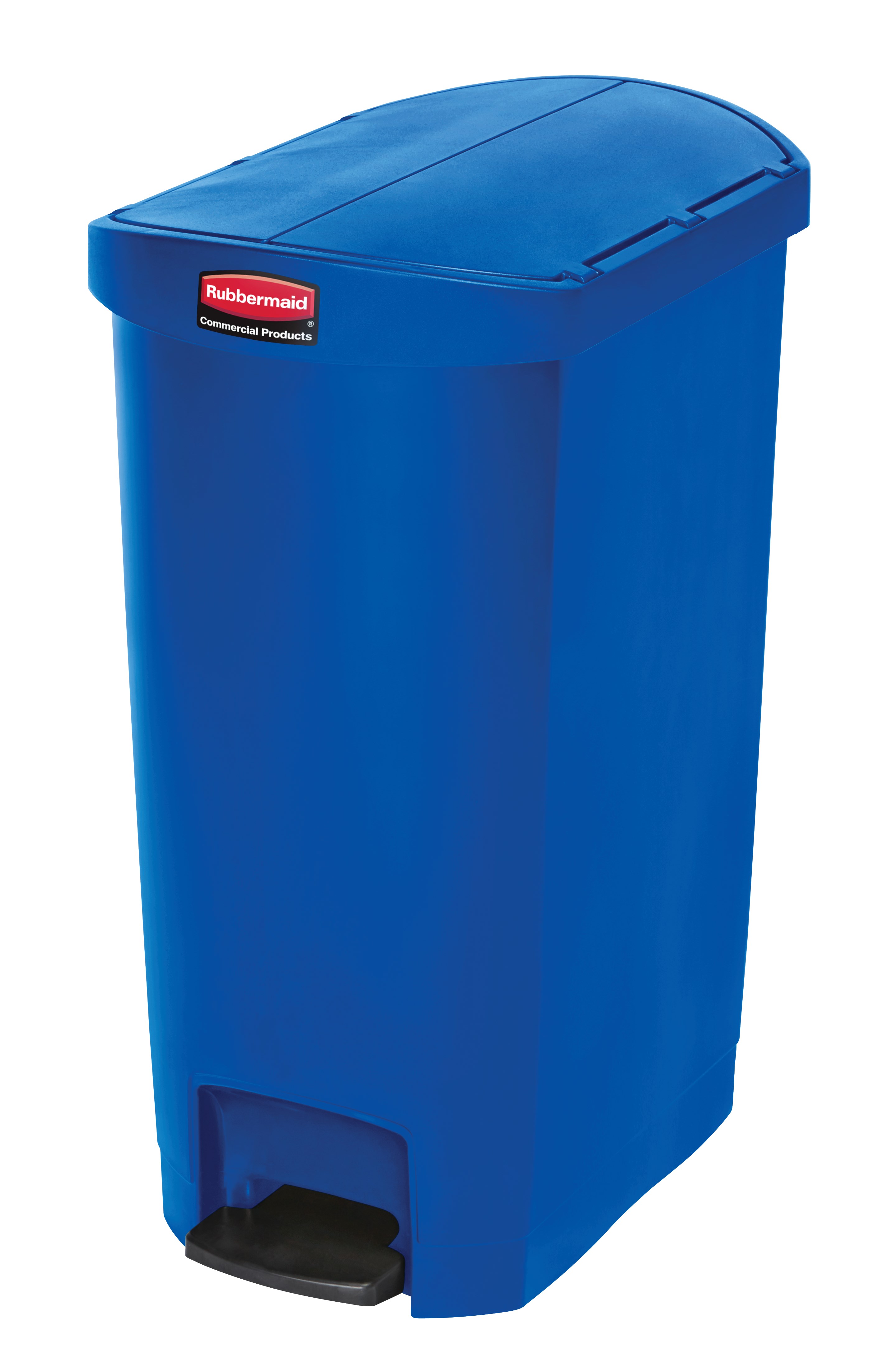 The Rubbermaid Commercial Streamline®  Step-On Container features a slim profile and small footprint to fit in tightest spaces. Streamline®  Step-On containers are constructed with premium-quality materials and meet the needs of any environment with efficiency, safety, and durability.