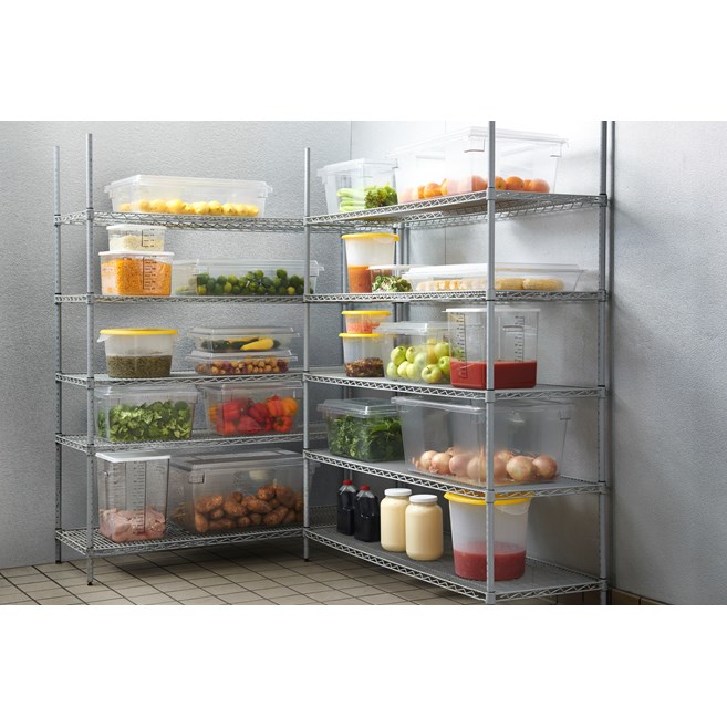 The Rubbermaid Commercial seven Colours of storage and prep tools help to reduce cross-contamination in your kitchen
