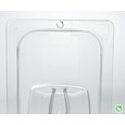 Insert pan cover with peg hole for sanitary drying