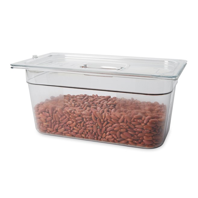 Insert pan cover with peg hole for sanitary drying