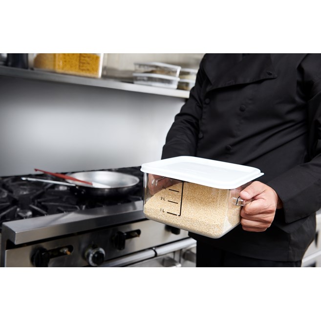 The Rubbermaid Commercial seven Colours of storage and prep tools help to reduce cross-contamination in your kitchen