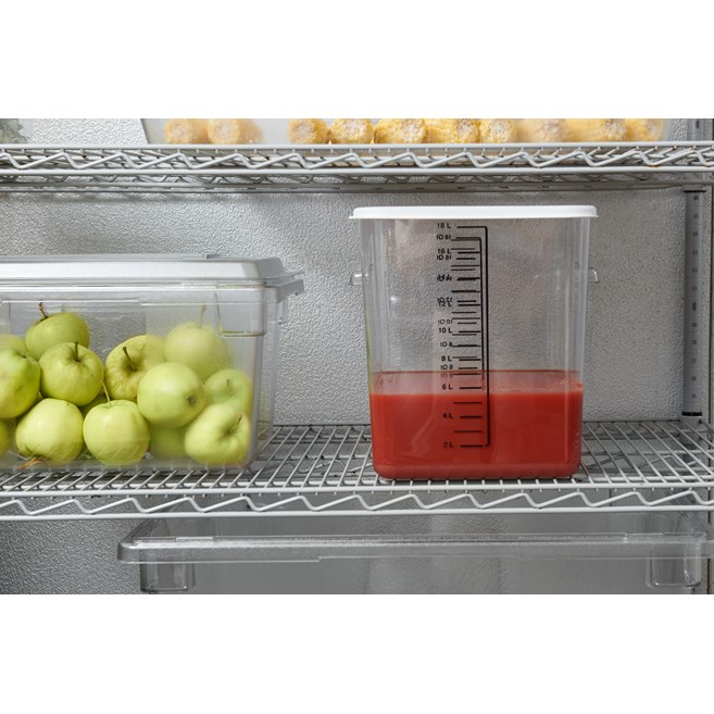 The Rubbermaid Commercial seven Colours of storage and prep tools help to reduce cross-contamination in your kitchen