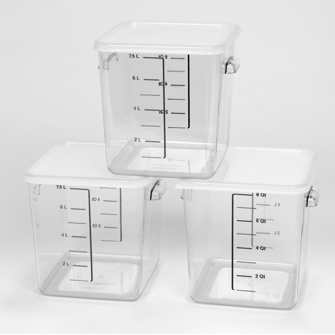 The Rubbermaid Commercial seven Colours of storage and prep tools help to reduce cross-contamination in your kitchen