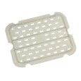 Drain tray for insert pans help improve air circulation, keeping food fresh longer.