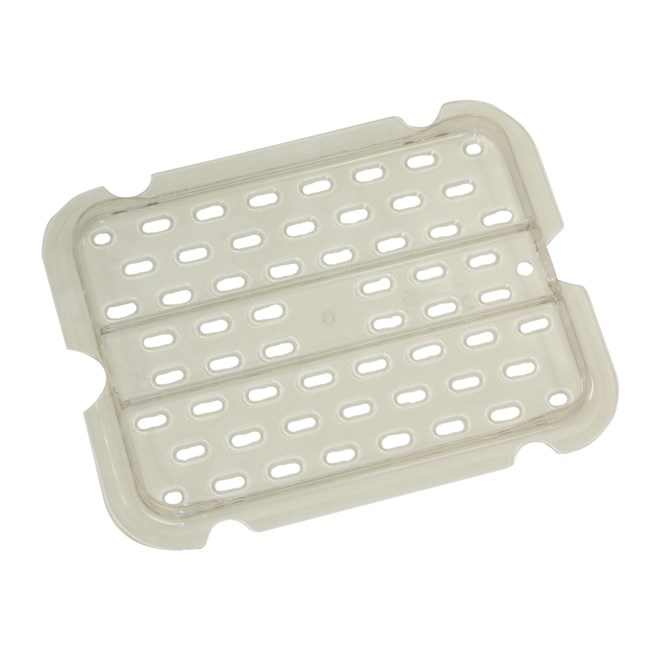 Drain tray for insert pans help improve air circulation, keeping food fresh longer.
