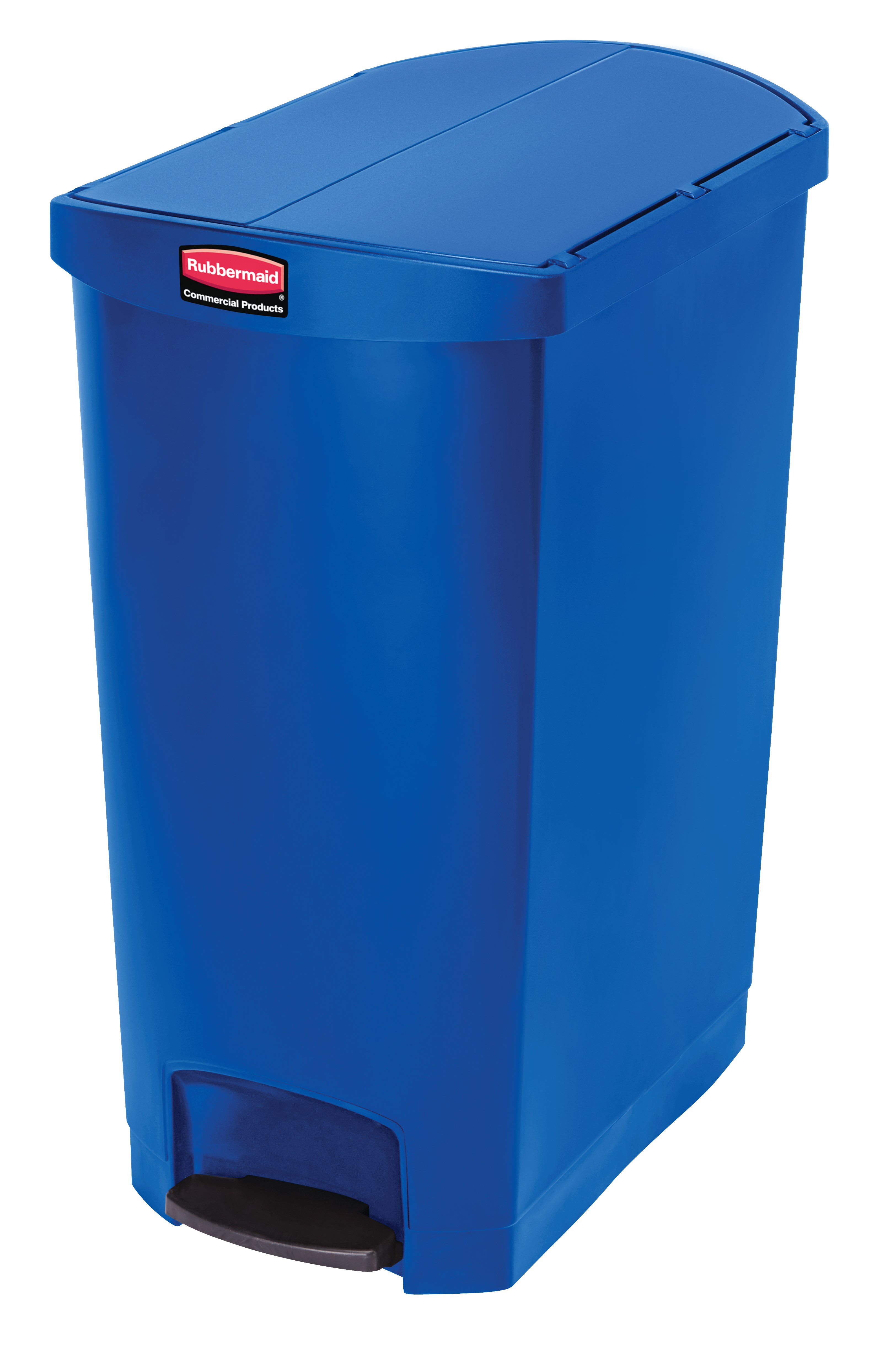 The Rubbermaid Commercial Streamline®  Step-On Container features a slim profile and small footprint to fit in tightest spaces. Streamline®  Step-On containers are constructed with premium-quality materials and meet the needs of any environment with efficiency, safety, and durability.
