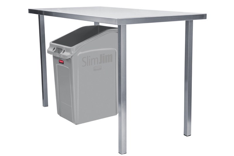 Les collecteurs encastrables Rubbermaid Slim Jim® offrent une solution spécialement conçue pour éliminer efficacement les déchets dans un espace réduit.