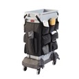 Le sac porte-accessoires Rubbermaid Slim Jim® optimise l’espace en assurant le rangement mobile de tous les outils nécessaires au nettoyage et au changement de sacs.