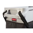 Le sac porte-accessoires Rubbermaid Slim Jim® optimise l’espace en assurant le rangement mobile de tous les outils nécessaires au nettoyage et au changement de sacs.