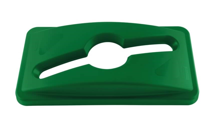 Upgrade your Slim Jim® Recycling Station with a durable, easy-to-install lid insert designed to support streamlined and efficient waste separation in any environment.