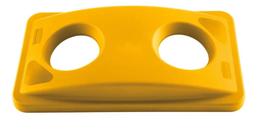 Upgrade your Slim Jim® Recycling Station with a durable, easy-to-install lid insert designed to support streamlined and efficient waste separation in any environment.