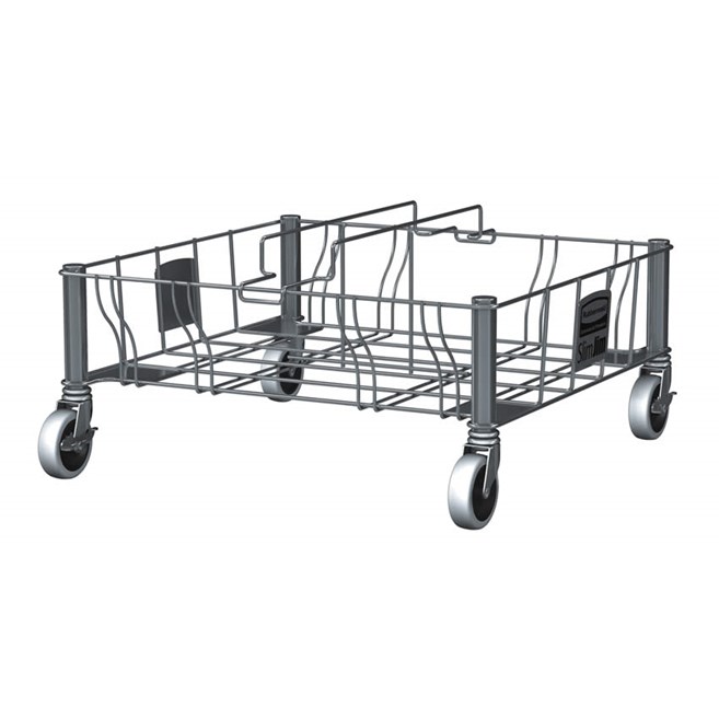 Le socle double en acier inoxydable Rubbermaid Slim Jim® est conçu pour assurer le soutien et le transport en douceur et efficace des collecteurs Slim Jim® avec conduits d’aération dans tous les établissements commerciaux.