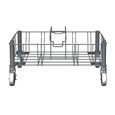 Le socle double en acier inoxydable Rubbermaid Slim Jim® est conçu pour assurer le soutien et le transport en douceur et efficace des collecteurs Slim Jim® avec conduits d’aération dans tous les établissements commerciaux.
