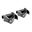 Des centaines de configurations différentes des clips Rubbermaid Slim Jim® permettent d’adapter le rangement des accessoires. Ces clips se fixent facilement au bord de n'importe quel collecteur Slim Jim® ou sur le rail porte-accessoires Slim Jim®.