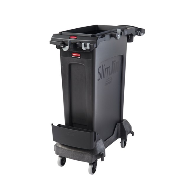 Le kit porte-accessoires Rubbermaid Slim Jim® est un système spécialement conçu pour ranger et transporter des outils de nettoyage courants.