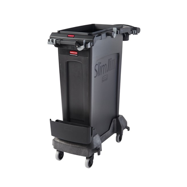 Le kit porte-accessoires Rubbermaid Slim Jim® est un système spécialement conçu pour ranger et transporter des outils de nettoyage courants.