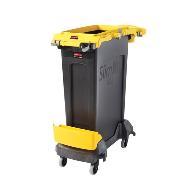 Le kit porte-accessoires Rubbermaid Slim Jim® est un système spécialement conçu pour ranger et transporter des outils de nettoyage courants.