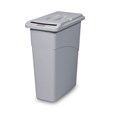 SLIM JIM® Confidential Document Containers are ideal for placement under desks,
nursing stations, and counters; side entry slot provides easy access