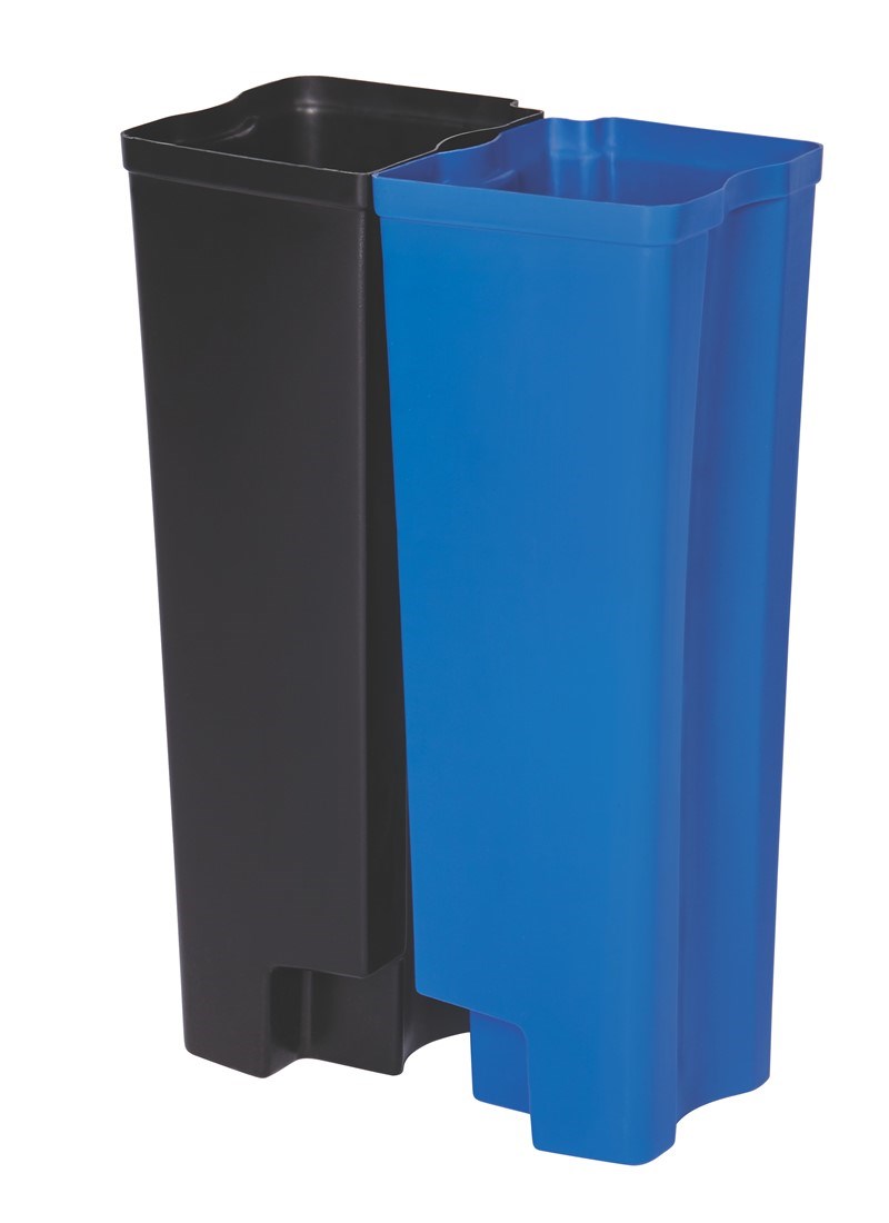 Le bac contribue à prolonger la durée de vie du collecteur à pédale Rubbermaid Slim Jim® version large (vendu séparément). En plastique non poreux résistant, ce bac est pourvu de contours lisses pour faciliter le nettoyage et de bandes de retenue qui maintiennent les sacs poubelle en place.