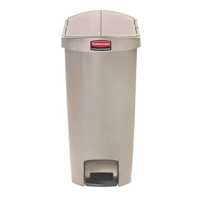 Der Jim® Step-Tretabfallbehälter von Rubbermaid Commercial hat ein schmales Profil und ist optimal für engste Raumverhältnisse. Die Slim Jim®-Tretabfallbehälter sind aus hochwertigen Materialien gefertigt und entsprechen den Bedürfnissen jeder Umgebung in Bezug auf Effizienz, Sicherheit und Haltbarkeit.