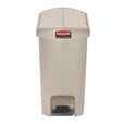 The Rubbermaid Commercial Slim Jim® Step-On Container features a slim profile and footprint to fit in tightest spaces. Slim Jim® Step-On containers are constructed with premium-quality materials and meet the needs of any environment with efficiency, safety, and durability.