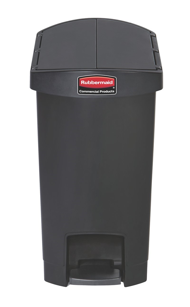 Slim Jim® 30 l Step-On Resin End Step Black