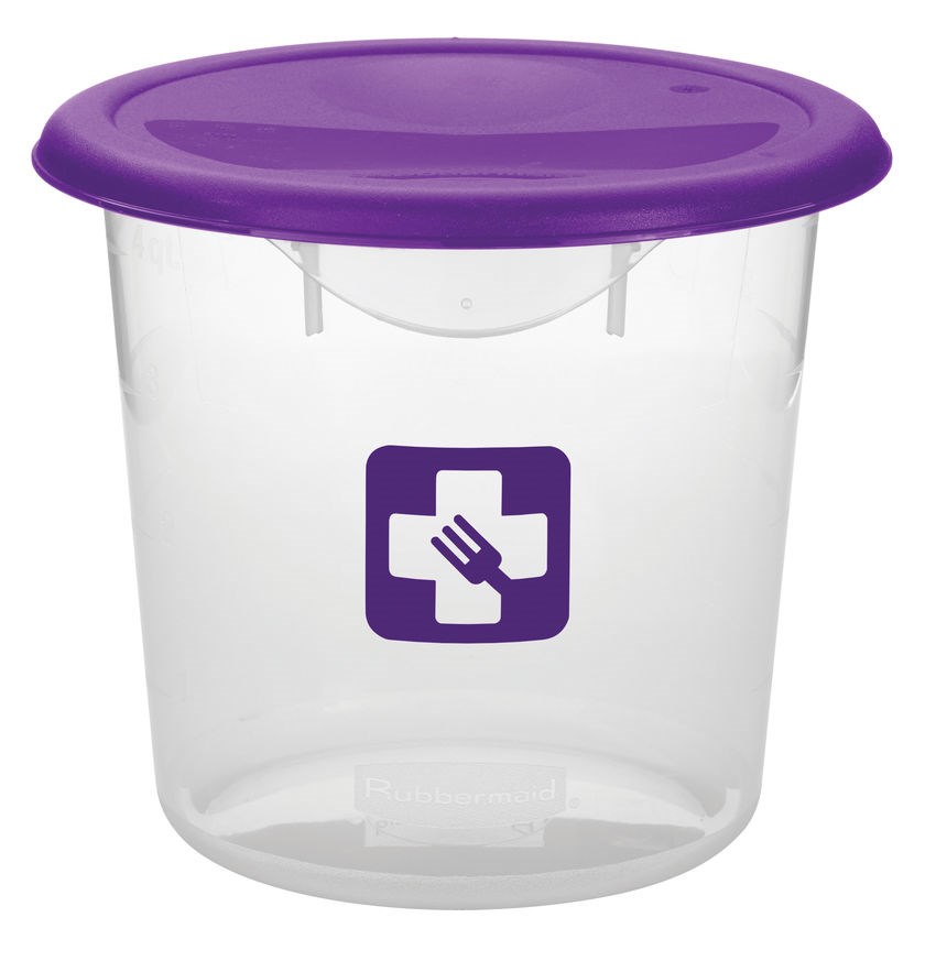 The Rubbermaid Commercial seven Colours of storage and prep tools help to reduce cross-contamination in your kitchen