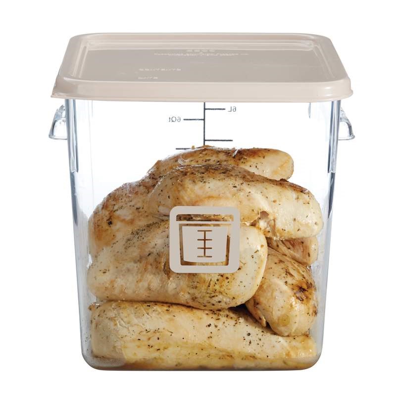 The Rubbermaid Commercial seven Colours of storage and prep tools help to reduce cross-contamination in your kitchen