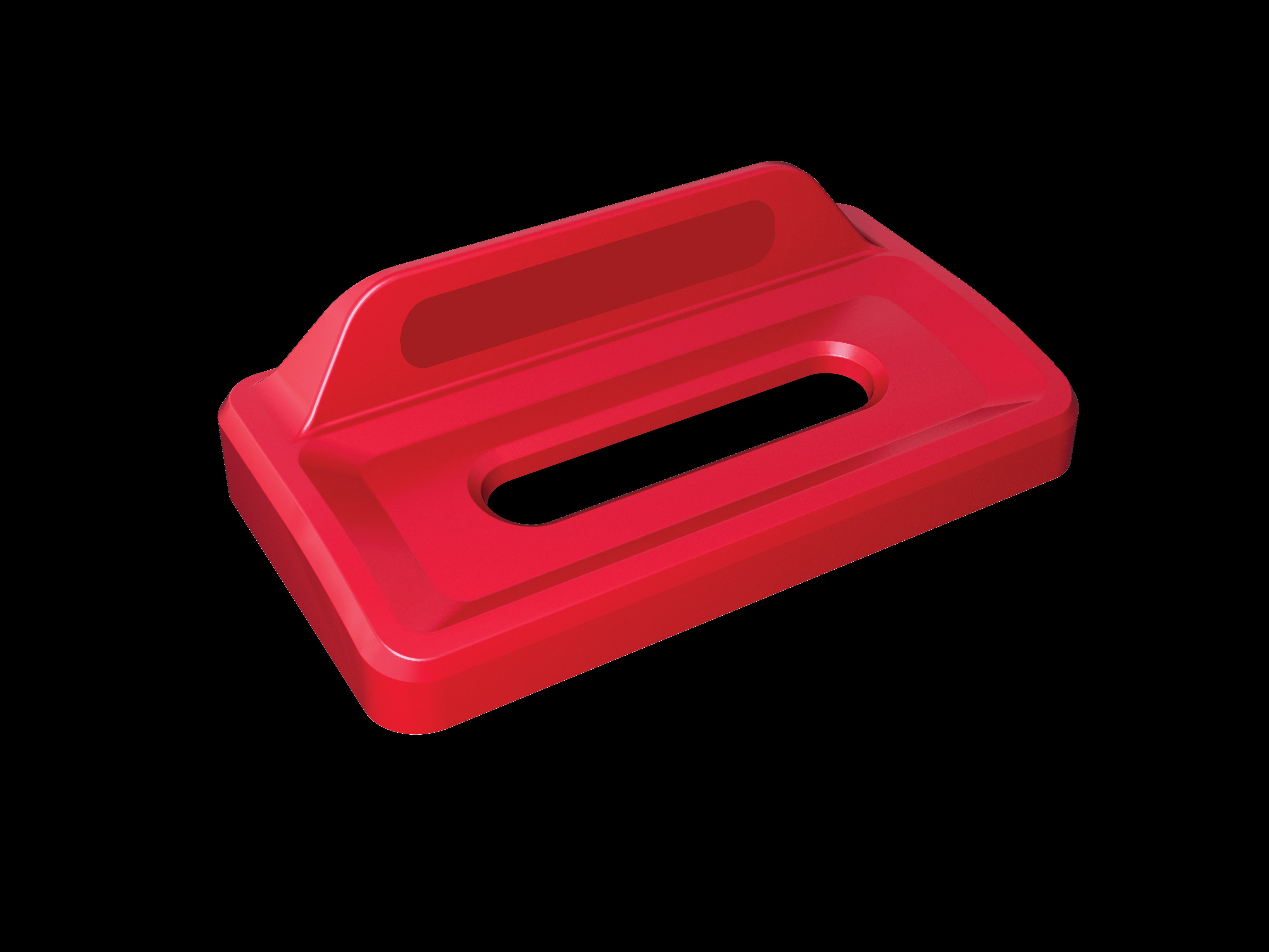 Slim Jim® recycling lids are designed to make recycling easier with consistent color-coding, lid openings and waste stream options.